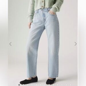 Levi’s 501® '90S Ankle Jeans Women Size 25 W x 27 L By Your Side Light Wash